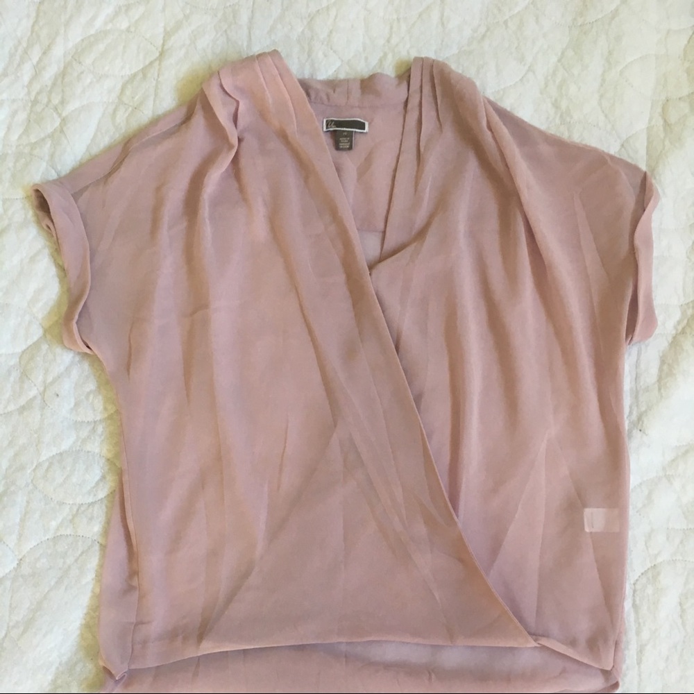 Sheer lilac strap top